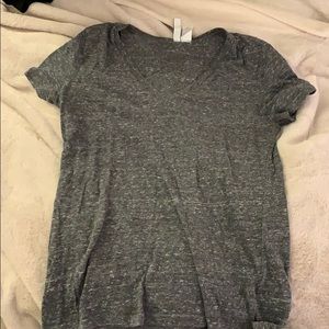 Gray v neck